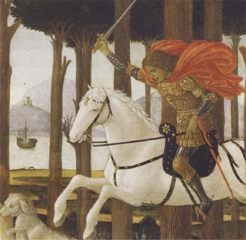 Sandro Botticelli Novella di Nastagio degli Onesti oil painting image